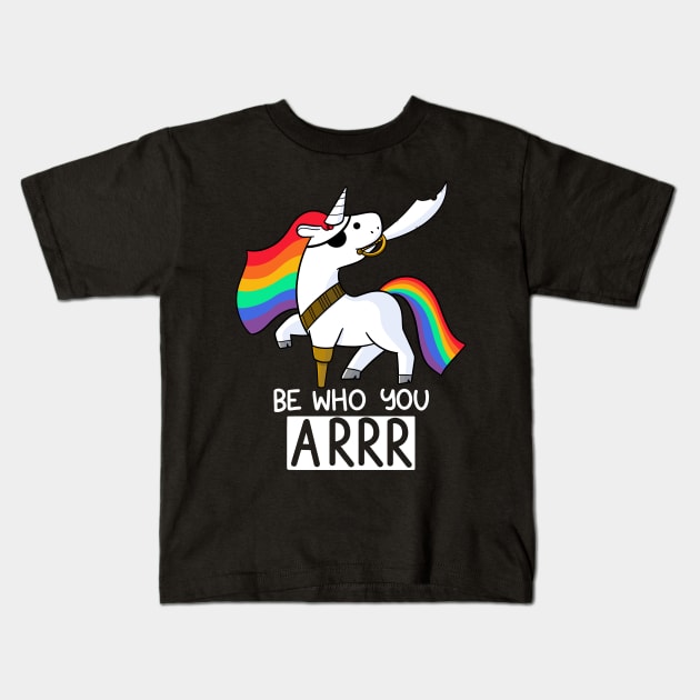 Pirate Unicorn Kids T-Shirt by TaylorRoss1